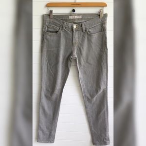 J Brand Grey Gray Skinny Basic Jeans EUC Denim